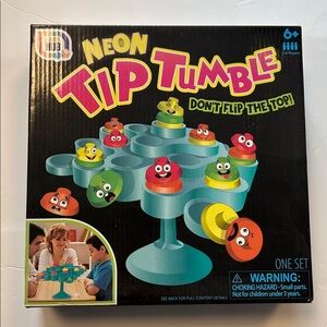 New sealed Neon Tip Tumble board game ages 6 and up 2-4 players